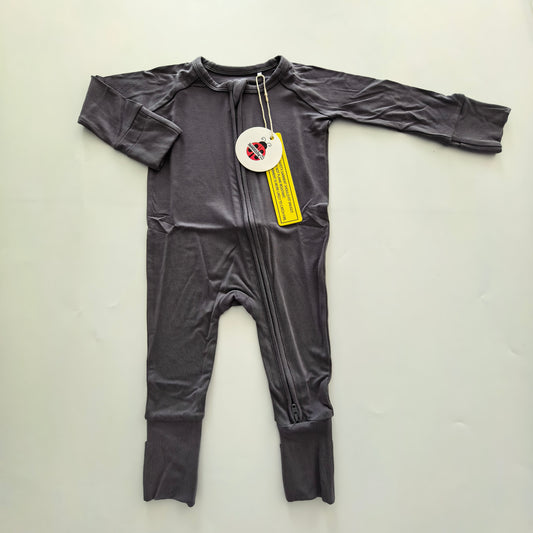Grey Solid Zippy