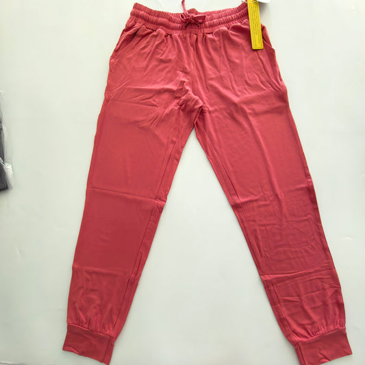 Pink Solid Joggers