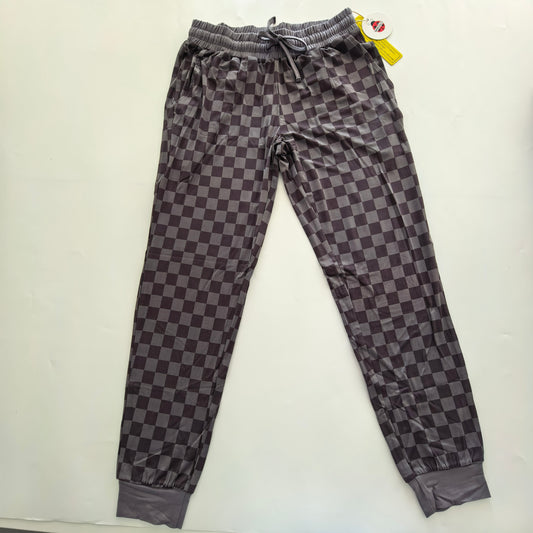 Grey Checks Joggers