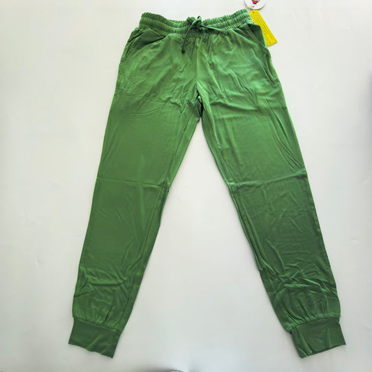 Green Solid Joggers