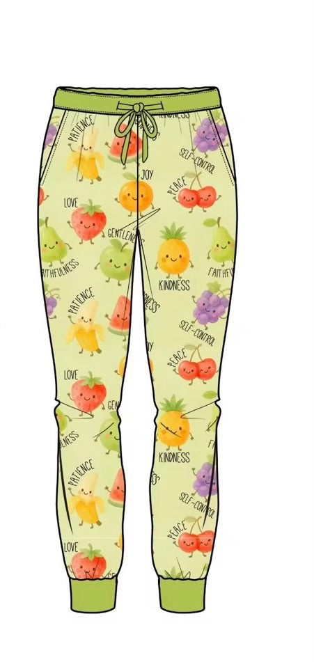 Fruit of the Spirit Adult Joggers