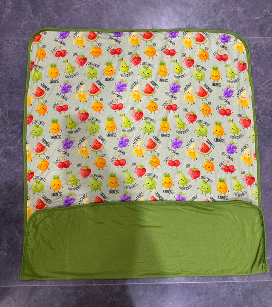 Fruit of the Spirit 30x40in Blanket Double Layer Bamboo