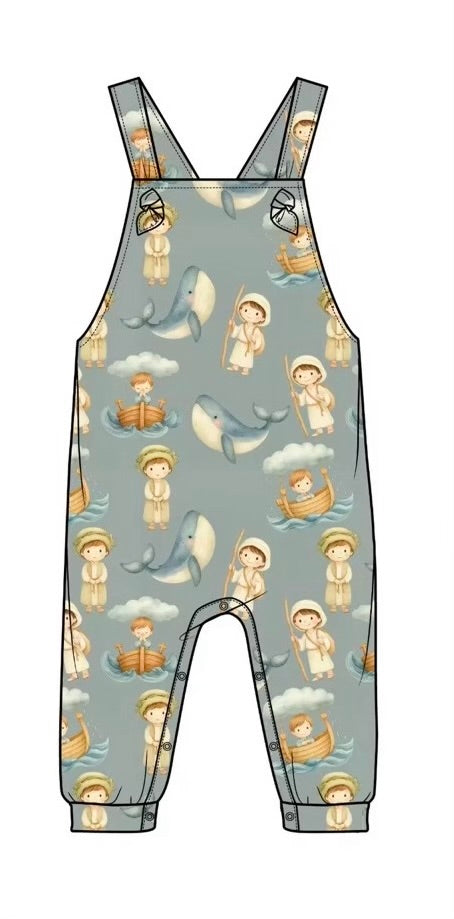 Jonah and the Whale Overalls