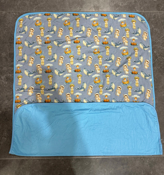 Jonah and the Whale 50x60 inch Blanket Double Layer Bamboo
