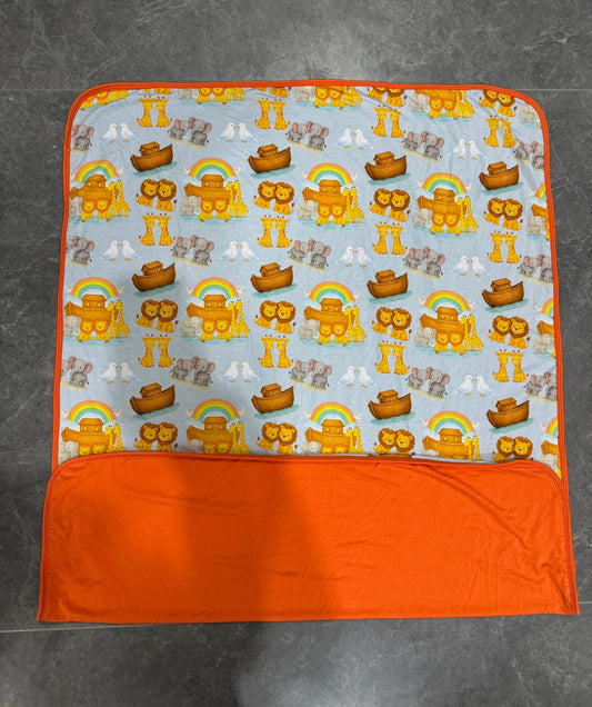 Noah’s Ark 30x40 inch Blanket Double Layer Bamboo