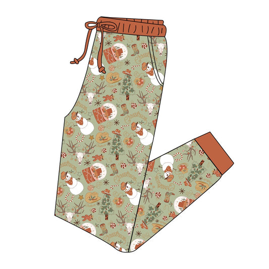Western Christmas Mama Joggers