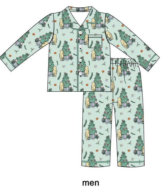 Classic Pooh Christmas Adult Man Set