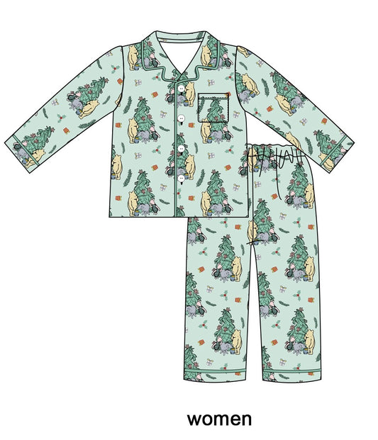 Classic Pooh Christmas Adult Woman Set