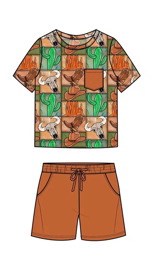Western Daywear short set