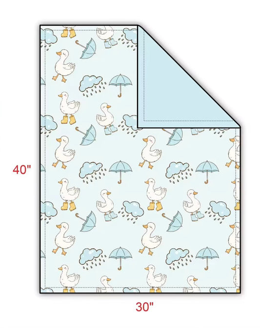 Blue Goose Blanket (30x40)