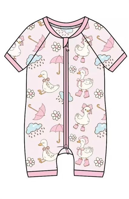 Pink Goose Shortie Zippy