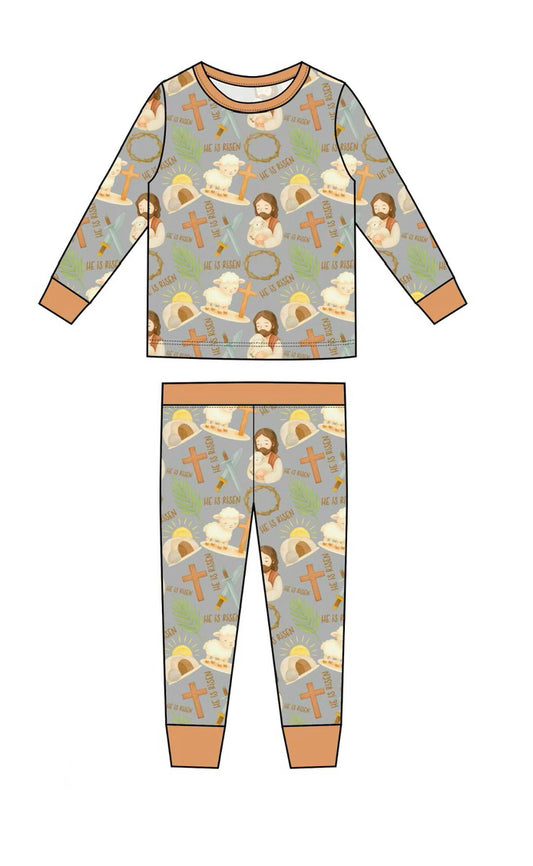 He is Risen 2 piece PJ set