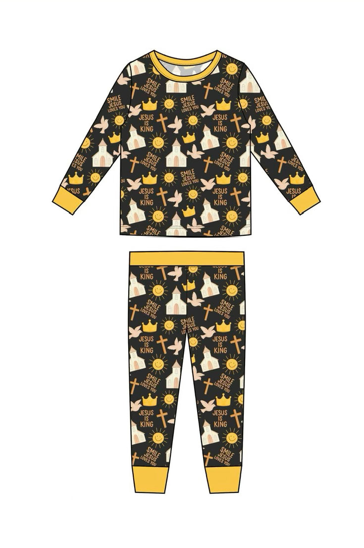 Jesus is King 2 piece PJ set