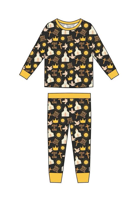 Jesus is King 2 piece PJ set