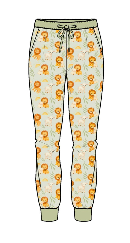 Lion and Lamb Adult Joggers