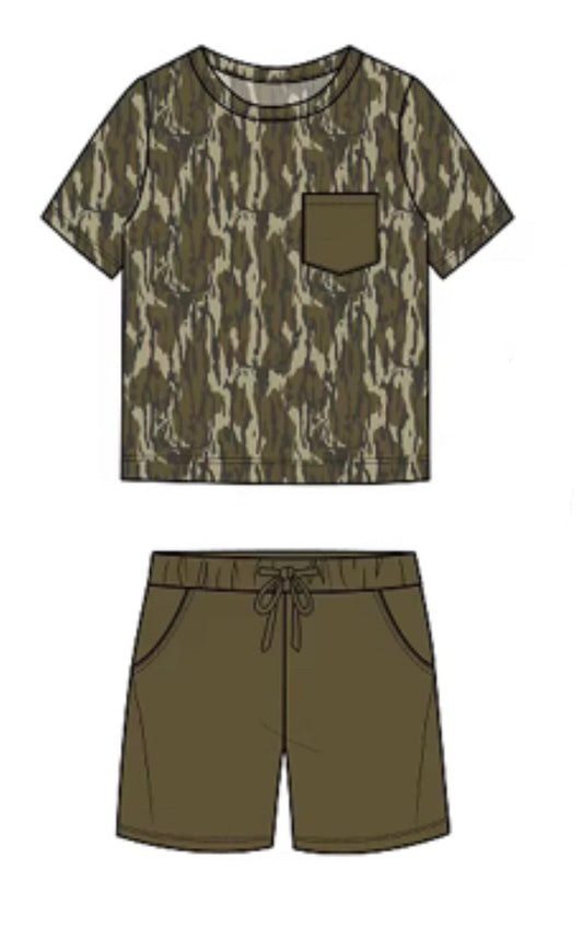 Camo Daywear Short Set